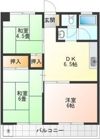 OS・SKYマンション城下の間取り画像
