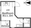 AP631 メゾン・ド・ベニールの間取り画像