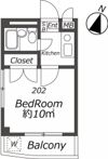 AP514 角田マンションの間取り画像
