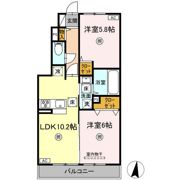 ミモザ熊本駅北 B棟の間取り画像