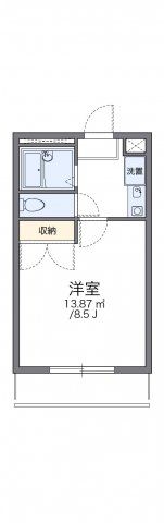レオパレスレインボーの間取り画像