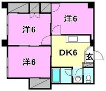 Riviere（枝松6）の間取り画像