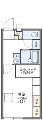 レオパレスヴィバーチェⅡの間取り画像