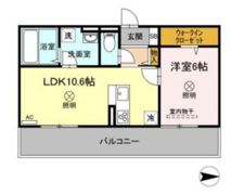 クレールD棟の間取り画像