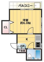 フラットKの間取り画像