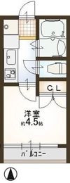 クローバー伍番館の間取り画像