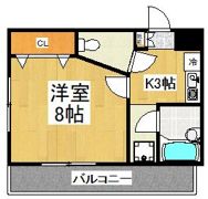 グレーンズフラットの間取り画像