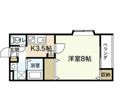 メゾンソレイユA棟の間取り画像