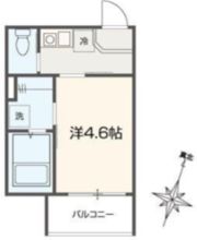 MELLAS北与野の間取り画像