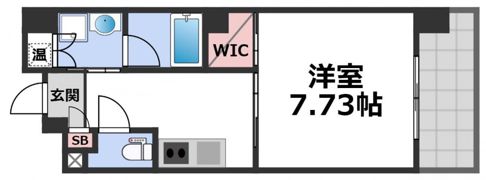 ネット フローラ東小橋の間取り画像