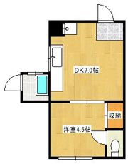 サクラテラス戸畑の間取り画像