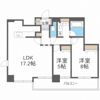 クロスレジデンス大阪新町の間取り画像
