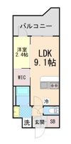セレニテ神戸駅前アリエの間取り画像