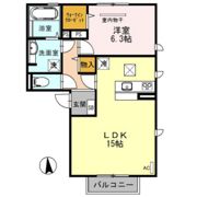 アンソレイユ A棟の間取り画像