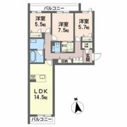 プレミアスの間取り画像
