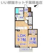 クレストパーク Aの間取り画像