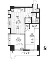 セブンスターマンション西荻の間取り画像