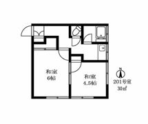 山本コーポの間取り画像