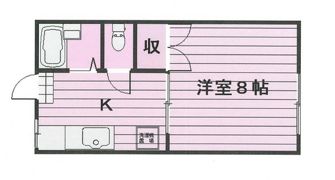 パールハイツ Bの間取り画像