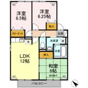 クウラージュ A棟の間取り画像