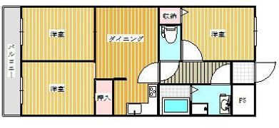 フジレジデンスの間取り画像