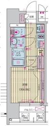 プレリス大阪西九条 CITY LINKSの間取り画像