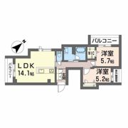 LUCE帯山西 Aの間取り画像
