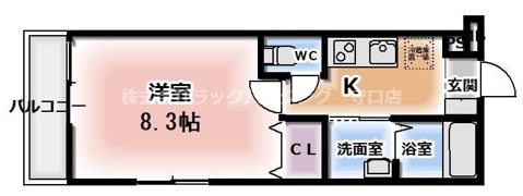 フジパレス松下町Ⅱ番館の間取り画像