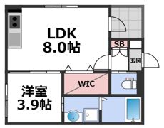 ハーモニーテラス大今里の間取り画像