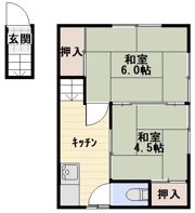 千住東二丁目貸家の間取り画像