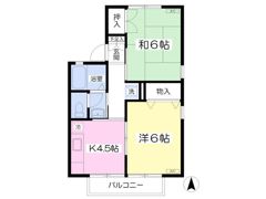 フローラAの間取り画像