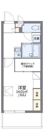 レオパレス美らシティ津波の間取り画像