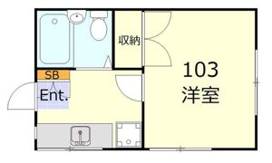 ミナミ山王台ハイツの間取り画像