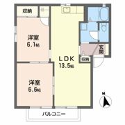シャルマンらくざん Ⅱ棟の間取り画像