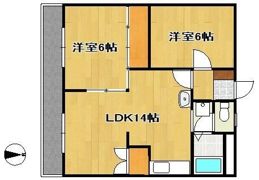 野中第3マンションの間取り画像