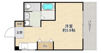 サカエマンションの間取り画像