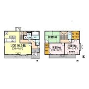 市川貸家 Aの間取り画像