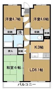 カームコート八景島の間取り画像
