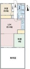 ドミール東山102号室の間取り画像