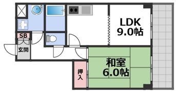 M’プラザ城東五番館の間取り画像