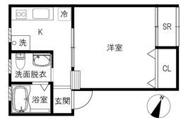 フォルテハイツの間取り画像