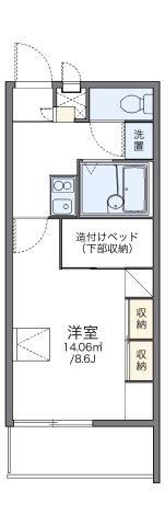 レオパレスクレール勝賀の間取り画像