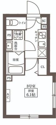 PRATIQUE Yoyogiの間取り画像