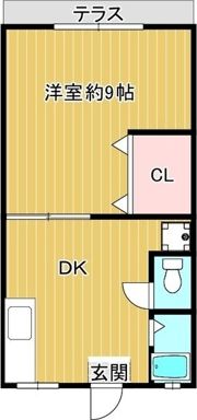 城山ハイツの間取り画像