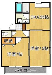 ベルエポック伊川の間取り画像