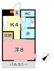 ビュー倉敷の間取り画像