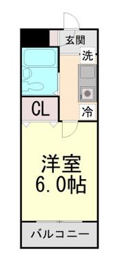 刀根山ドミトリーの間取り画像