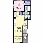 ラーソ ミラグロ Ⅱの間取り画像