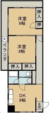 松本マンションの間取り画像