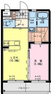 ベイシティコートの間取り画像